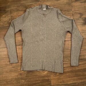 H&M Ribbed Knit Sweater in Brown Women’s XL